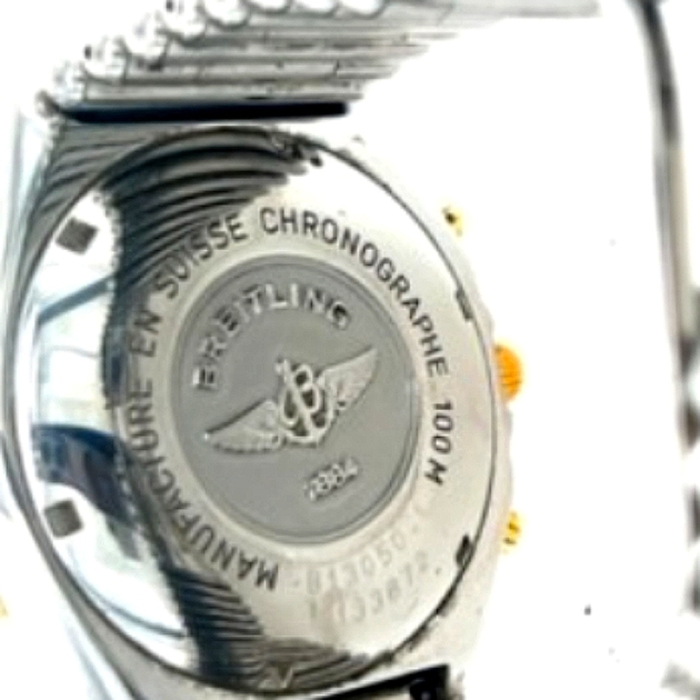 SOLD Breitling 18K Windrider Chronomat Automatic  Yellow Gold Watch - Picture 6 of 6